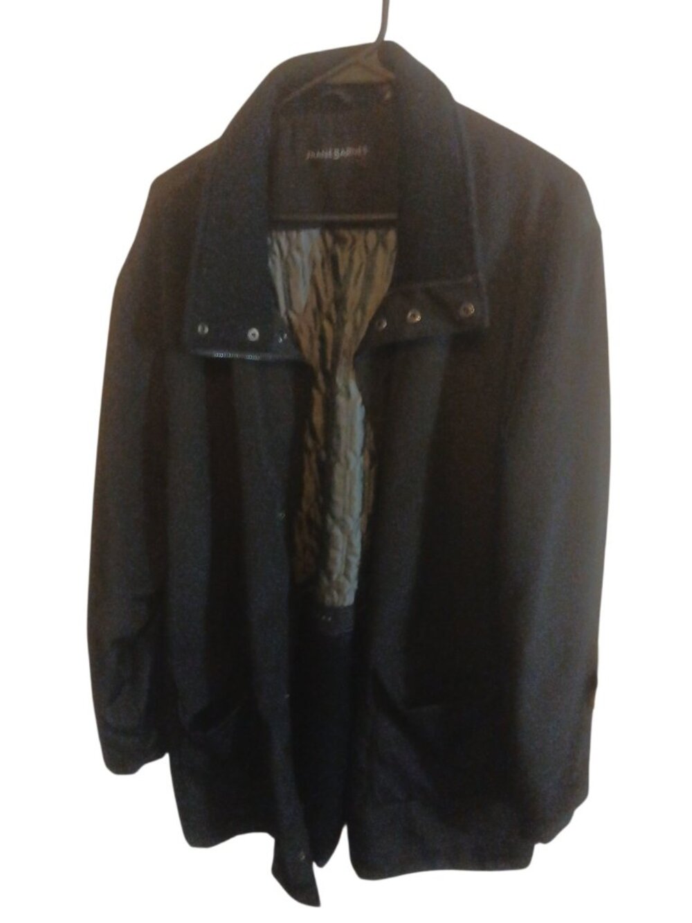 Jean Barnes black coat